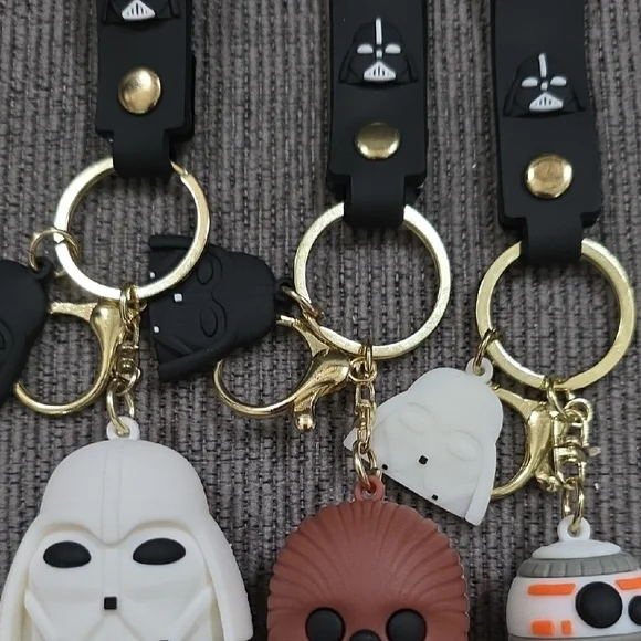 Star Wars Character Keychains - Set Of 3 - Picture 8 of 9